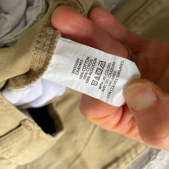 Two Pair Boys Tan Chino Dress Pants size 6 - Picture 13 of 14